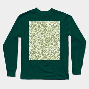 Willow Leaves by William Morris Long Sleeve T-Shirt